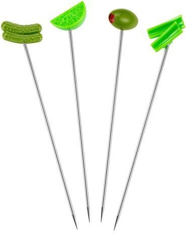 Prodyne Bl-4 Green Garnish Bloody Mary Cocktail Skewers