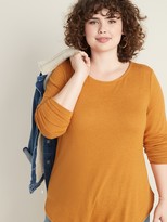 Thumbnail for your product : Old Navy Relaxed Plus-Size Plush-Knit Tunic Tee