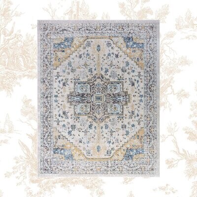 Kelly Clarkson Home Rugs The, Gulch Oriental Light Blue Area Rug