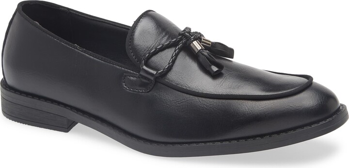 Geoffrey Beene Tassel Faux Leather Loafer