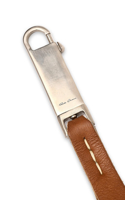 Rick Owens Braided Leather Keychain