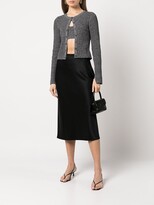 Thumbnail for your product : Apparis Brittney ribbed knit cropped cardigan
