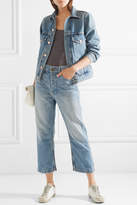 Thumbnail for your product : The Great The Railroad Cropped Distressed Boyfriend Jeans