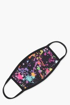 Thumbnail for your product : boohoo Paint Splatter Fashion Face Mask