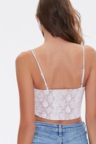 Thumbnail for your product : Forever 21 Women's Snake Print Cami & Face Mask Set in Taupe/Ivory Small