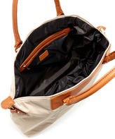 Thumbnail for your product : Neiman Marcus Locklyn Nylon Contrast Tote Bag, Clay