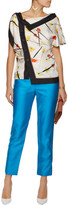 Thumbnail for your product : Raoul Wool And Silk-Blend Satin Straight-Leg Pants