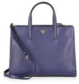 Thumbnail for your product : Prada Saffiano Soft Triple Pocket Tote