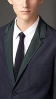 Thumbnail for your product : Burberry Modern Fit Colour Block Blazer With  Warmer
