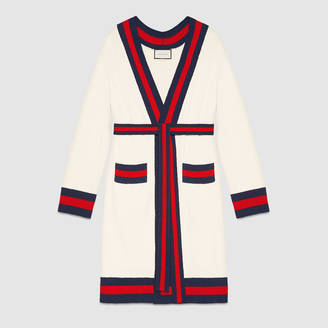 Gucci Embroidered oversize cardigan