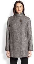 Thumbnail for your product : Cinzia Rocca Tweed Car Coat