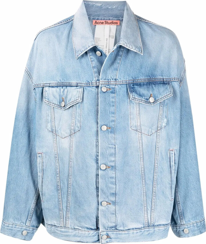 Acne Studios LooseFit Denim Jacket ShopStyle