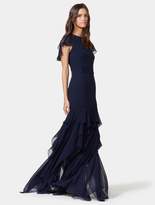 Thumbnail for your product : Halston FLOUNCE GEORGETTE GOWN