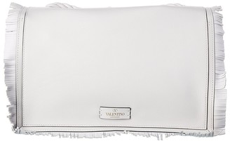 Valentino Fringed Tasseled Leather Shoulder Bag