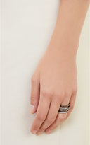 Thumbnail for your product : Spinelli Kilcollin Grey & White Diamond "Vega Noir Pavé" Ring