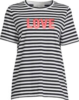 Thumbnail for your product : Chinti and Parker Love Striped Tee