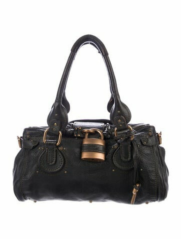 Chloé Leather Paddington Shoulder Bag Black - ShopStyle