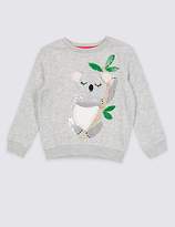 Thumbnail for your product : Marks and Spencer Cotton Rich Sweatshirt (3 Months - 7 Years)