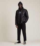Thumbnail for your product : AllSaints Coronet Leather Puffer Jacket