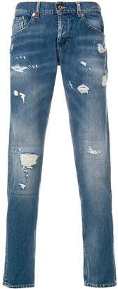 Dondup distressed slim-fit jeans