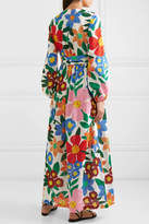Thumbnail for your product : Mara Hoffman Luna Floral-print Organic Cotton Maxi Dress - Blue