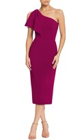 Thumbnail for your product : Dress the Population Tiffany One-Shoulder Midi Dress