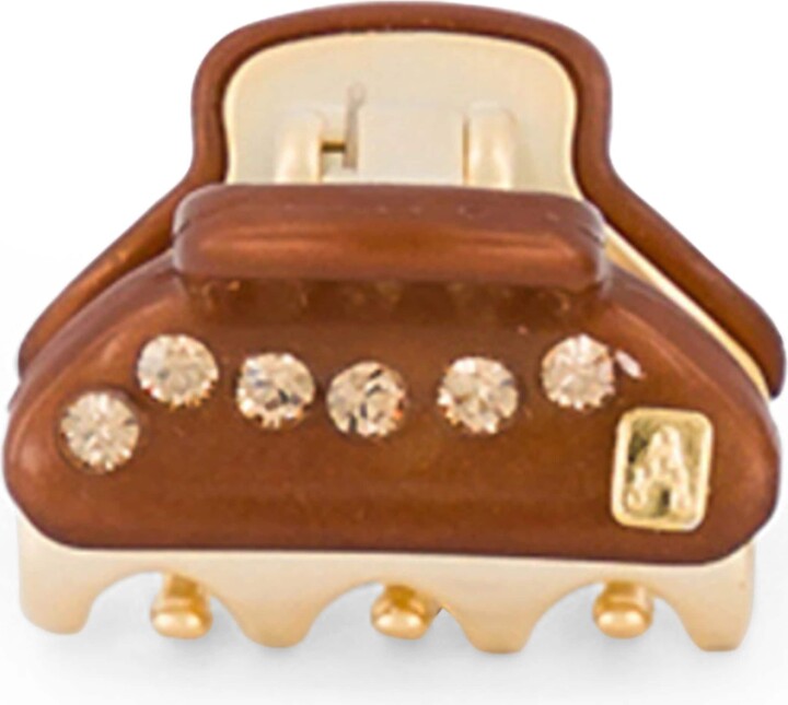 Alexandre de Paris Gold-Plated Mini Claw Hair Clip