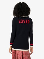 Thumbnail for your product : Gucci Embroidered Oversized Knitted Cardigan