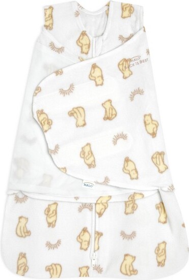 Halo Innovations HALOMicrofleeceSleepsackSwaddleWrap-SunshineWinnie-S