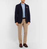 Thumbnail for your product : Anderson & Sheppard Brushed-cotton Twill Trousers - Tan