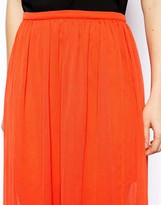 Thumbnail for your product : ASOS Wrap Maxi Skirt In Chiffon