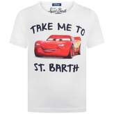 Thumbnail for your product : MC2 Saint Barth Saint BarthBoys White Disney Cars Print Top