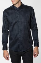 Thumbnail for your product : 7 Diamonds 'Fortune Soul' Trim Fit Polka Dot Woven Shirt
