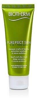 Biotherm NEW Pure.Fect Skin 2 in1 Pore Mask (Normal to Oily Skin) 75ml Womens