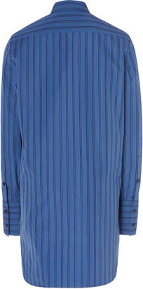Jil Sander Francesca Striped Cotton-Poplin Button-Up Shirt