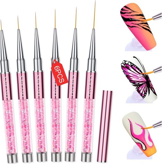 SAVILAND12-PackHolographicGelPolishSet-0.34fl.ozMetallicChrome&Base/TopCoatsKitforNailArt,UPCCompliant.