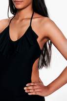Thumbnail for your product : boohoo Maternity Rebecca Frill Cut Out Swimsuit