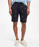 Thumbnail for your product : Brooks Brothers Anchor-Embroidered French Terry Shorts