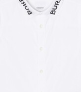 Thumbnail for your product : Burberry Children Logo-printed cotton-blend shirt