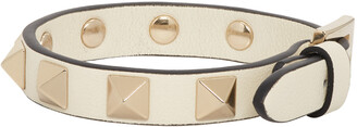 Valentino Off-White Garavani Rockstud Bracelet