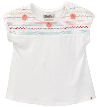Lucky Brand Embroidered Yoke Top (Toddler Girls)
