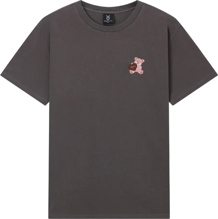 FINGERCROXX bear-print cotton T-shirt