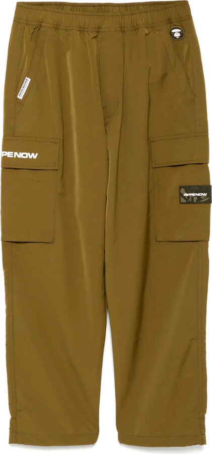 AAPE BY *A BATHING APE® Moonface-Logo Cargo Trousers