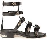 Thumbnail for your product : Toga Pulla Pulla Studded Leather Bow Sandal