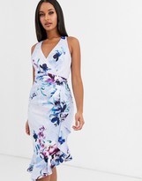 Thumbnail for your product : Lipsy floral high neck midi dress