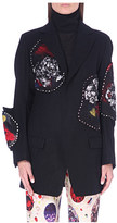 Thumbnail for your product : Yohji Yamamoto Patch-detail wool jacket
