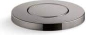 Kohler Garbage Disposal Air Switch Button in Titanium