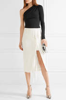 Thumbnail for your product : Michael Kors Collection One-shoulder Stretch-jersey Top