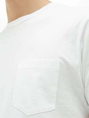 Sunspel Chest-pocket Cotton-jersey T-shirt - Mens - White