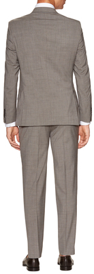 English Laundry Checkered Wool Notch Lapel Suit